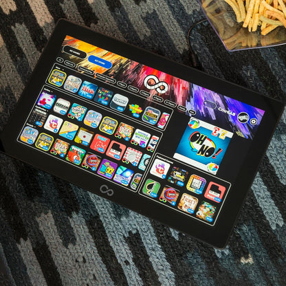 Arcade1Up 18.5" Infinity Game Board Black IGB-I-301202, Gameplay up to six players, 50 included board games and activities, Online play (for selected games)