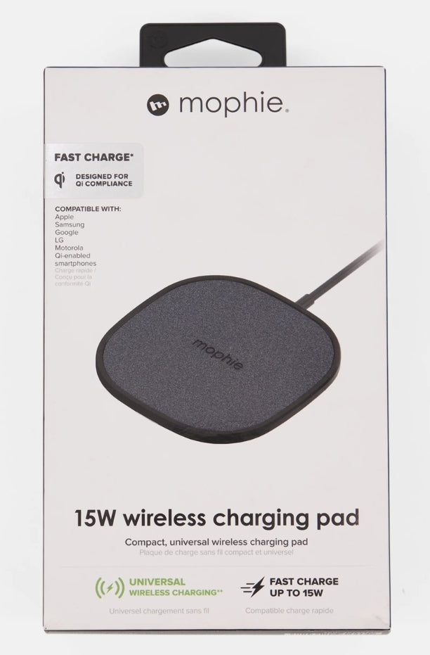 Mophie 15W Wireless Pad/Powerstation 10K Black 401317116