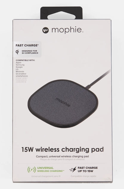 Mophie 15W Wireless Pad/Powerstation 10K Black 401317116