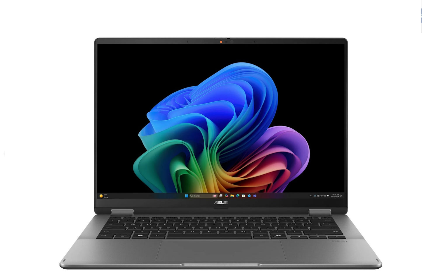 ASUS Vivobook Flip 14" OLED Touchscreen Copilot+ PC, Intel Core Ultra 7 256V Series 2 Processor, Win 11, 16GB/ 1TB SSD TP3407SA-DS74T Matte Gray