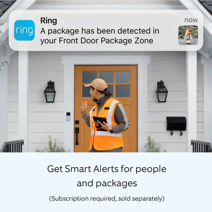 Ring Video Doorbell Plus with Chime and Yard Sign B09WZBPX7KBJS