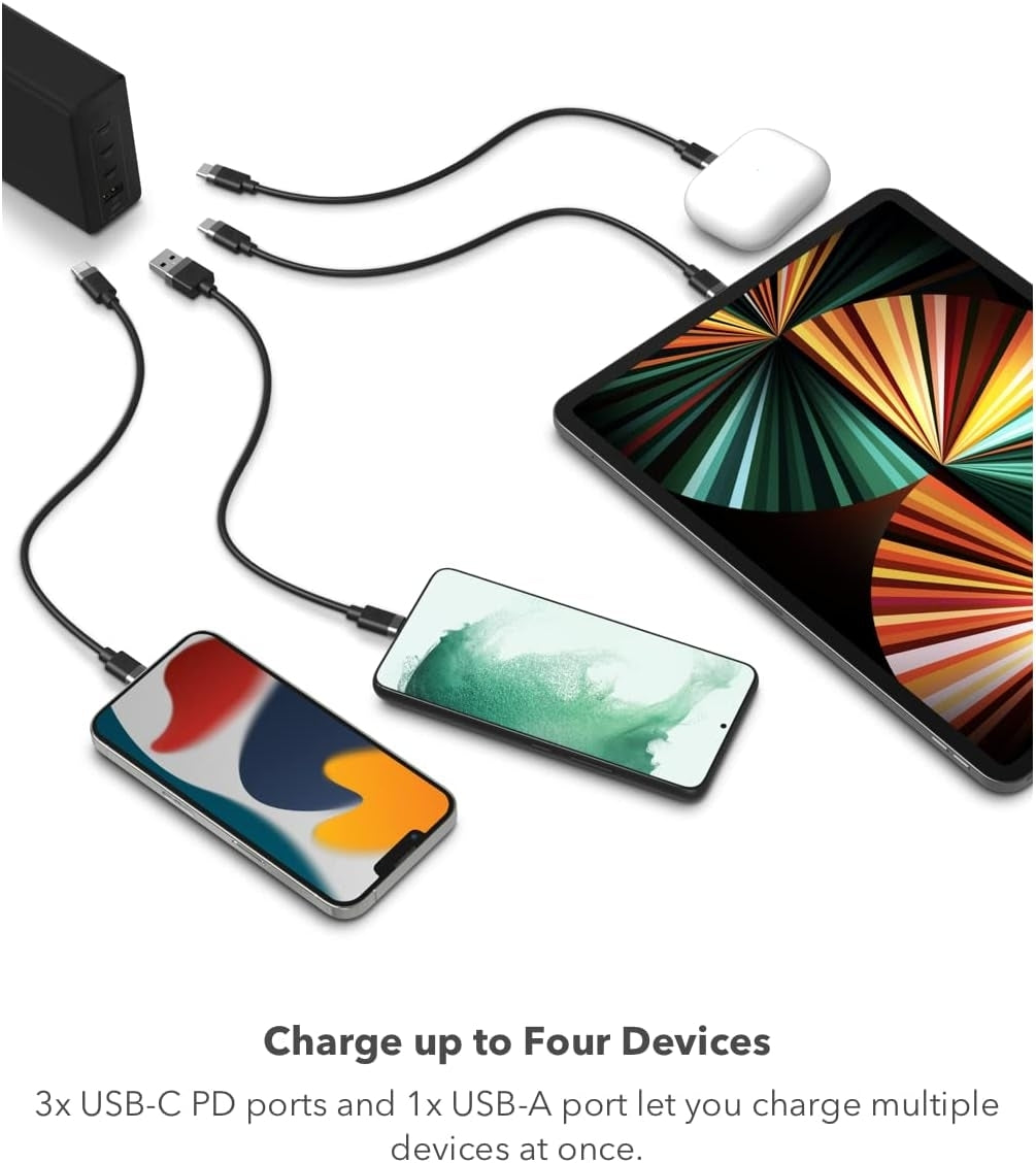 Mophie 3 Pc. Speedport 120 Travel Charging Bundle White CHG-WALL-PD-HUB-120W
