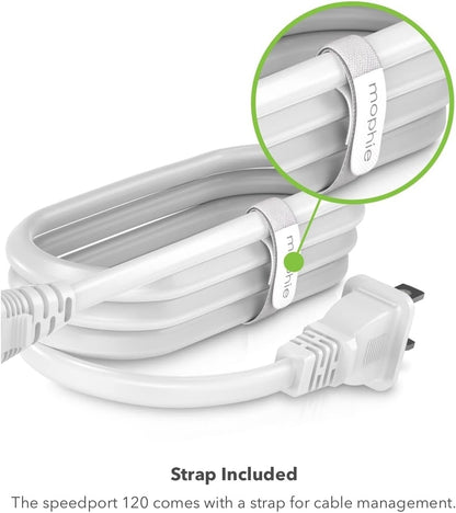 Mophie 3 Pc. Speedport 120 Travel Charging Bundle White CHG-WALL-PD-HUB-120W