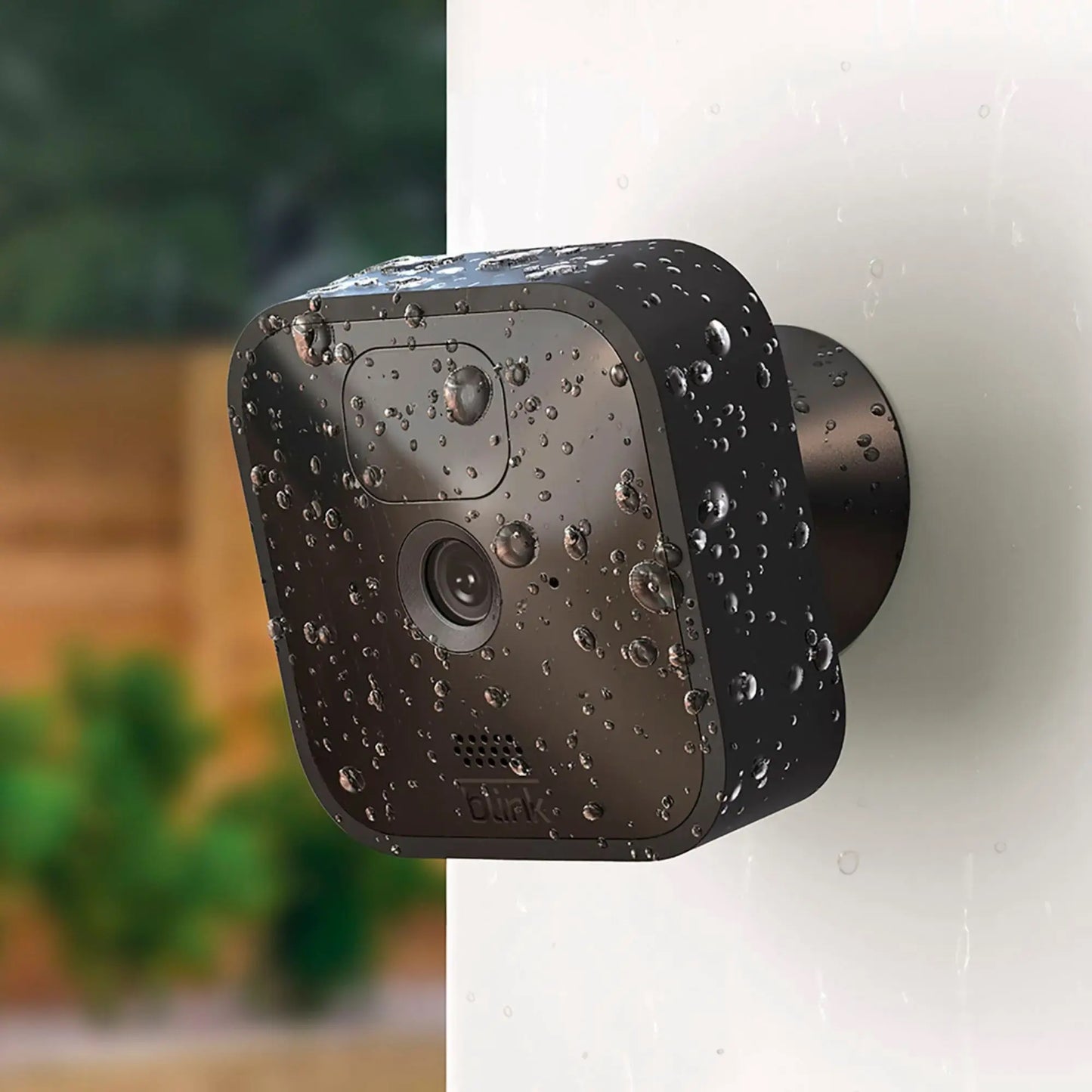 Blink 2pk Outdoor Cameras with Pan-Tilt Indoor Camera, Sync Module and Yard Sign