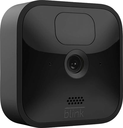 Blink 2pk Outdoor Cameras with Pan-Tilt Indoor Camera, Sync Module & Yard Sign