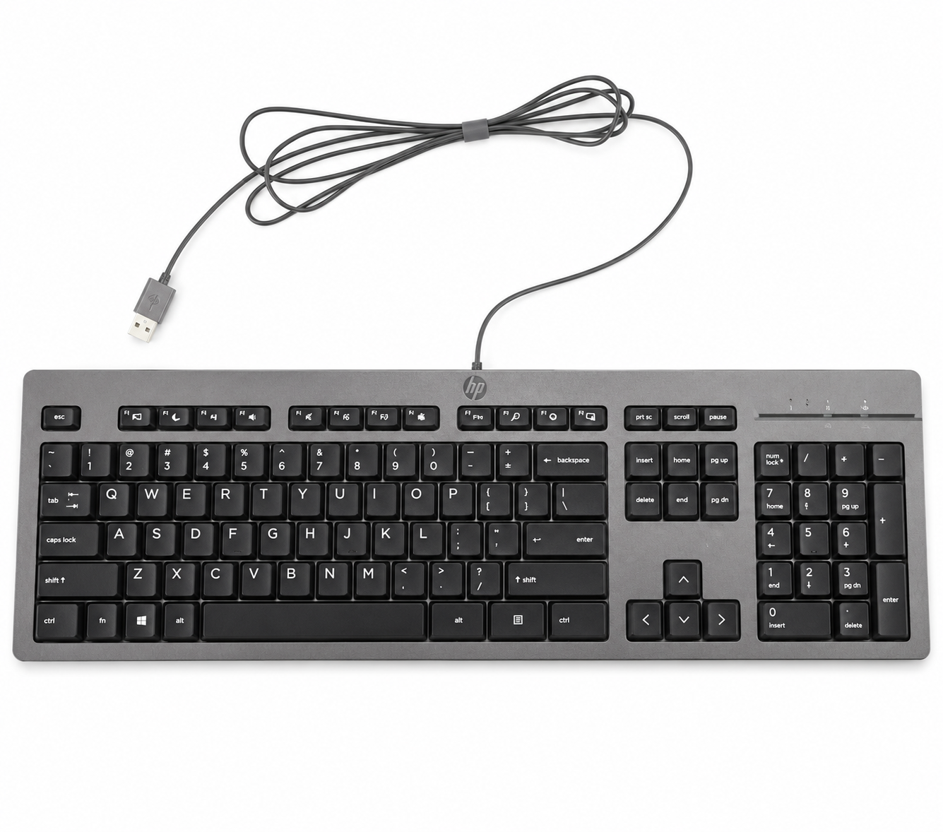 HP 125 Wired Keyboard QWERTY Black for PC Laptop N51146-001
