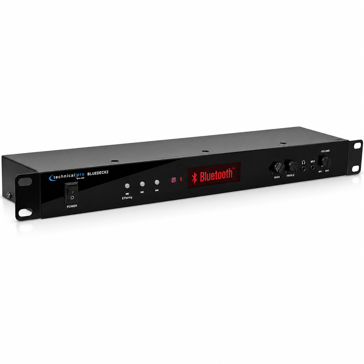 Technical Pro BLUEDECK2 Rack Mountable DJ/Pro Audio Bluetooth Receiver
