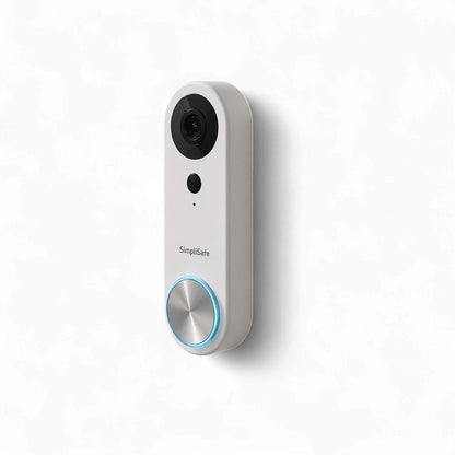 SimpliSafe Wired Video Doorbell Smart WiFi Motion Activated Alert Speaker VPD301