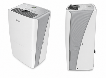 Hisense 50 Pint 3-Speed Dehumidifier with Built-in Pump, 3 Modes – Auto, Continuous, Manual, 24-hour on/off timer.,