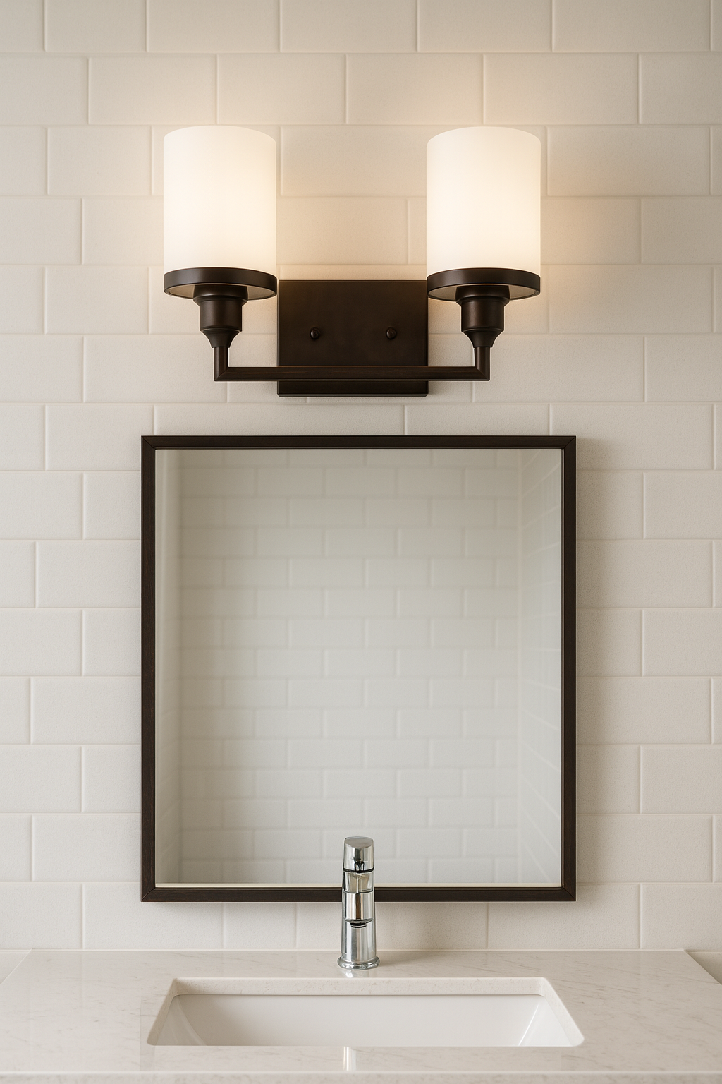 Sunset 2-Light 100W MB Payton Vanity F21012-64
