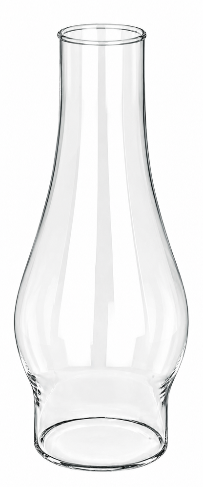 Sunset G52 12-inch Chimney Clear 4-inch Fitter for Oil and Kerosene Style Lamps