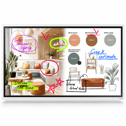 Samsung WM75FX Series 75-Inch 4K 8ms 60Hz UHD Flip Interactive Collaborative Display