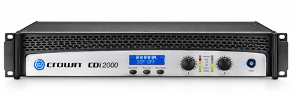 Crown Audio CDi 2000 Two-Channel Commercial Amplifier 800W/Channel at 4 Ohms, 70V/140V