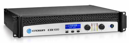 Crown Audio CDi 1000 Two-Channel Commercial Amplifier 500W/Channel at 4 Ohms, 70V/140V