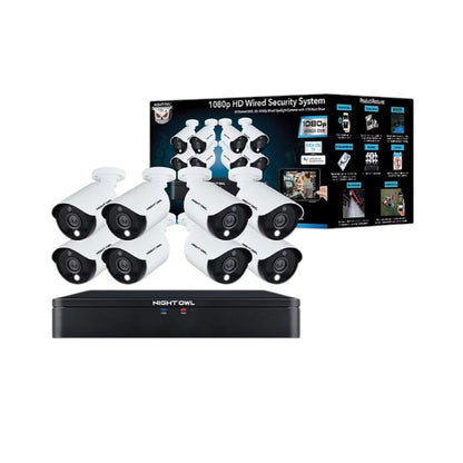 Night Owl 8-Channel 8-Camera 1080p Security System with 1TB HDD DVR CL-C2-881L