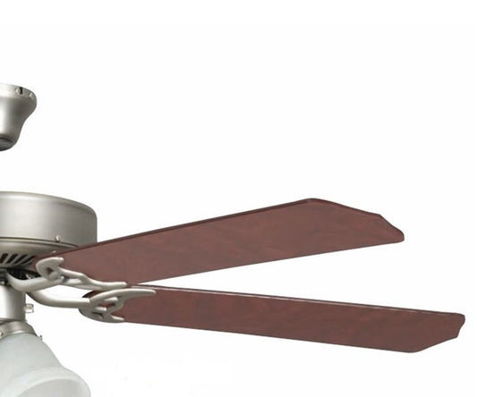 Concord 52" Span Rosewood/Silver Oak Blades f/ RO HE HED Ceiling Fans 5-piece