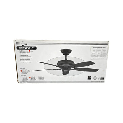 Concord Fans Contemporary 52" Roosevelt Oil Rubbed Bronze Ceiling Fan 52RS5ORB