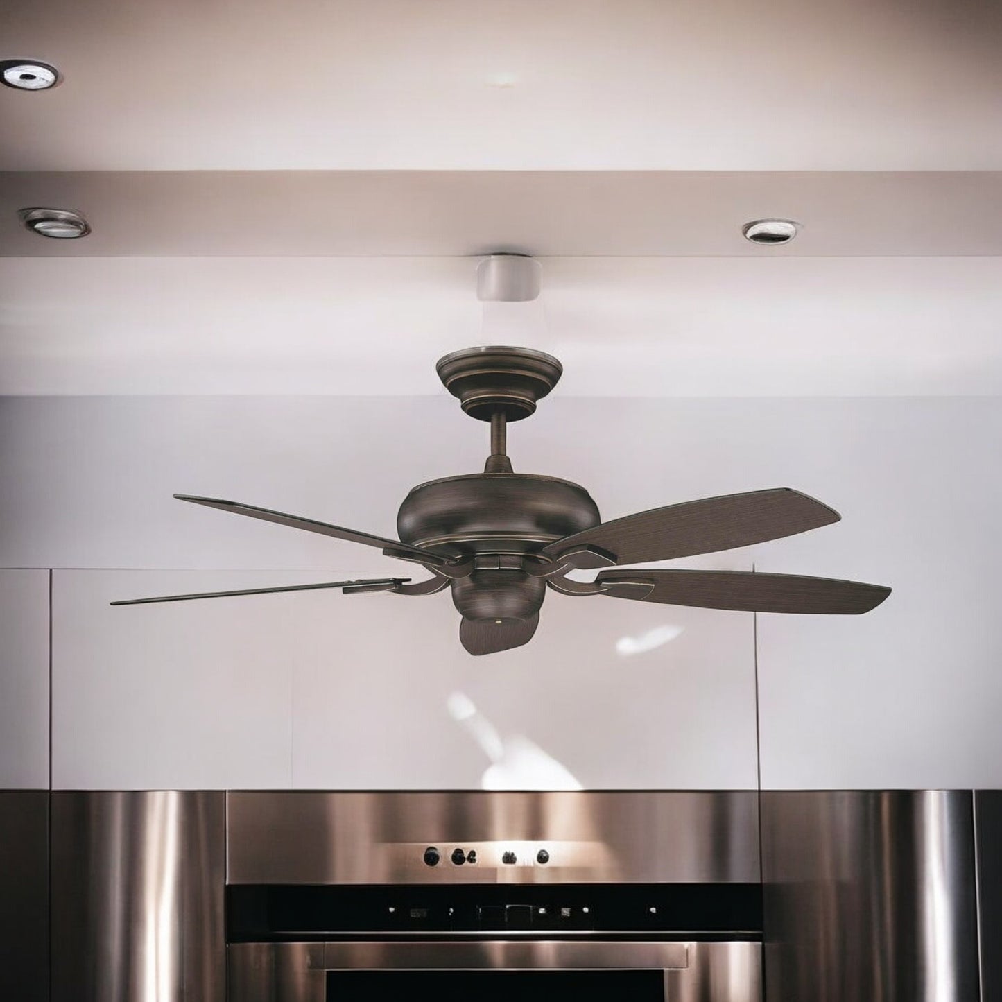 Concord Fans Contemporary 52" Roosevelt Oil Rubbed Bronze Ceiling Fan 52RS5ORB