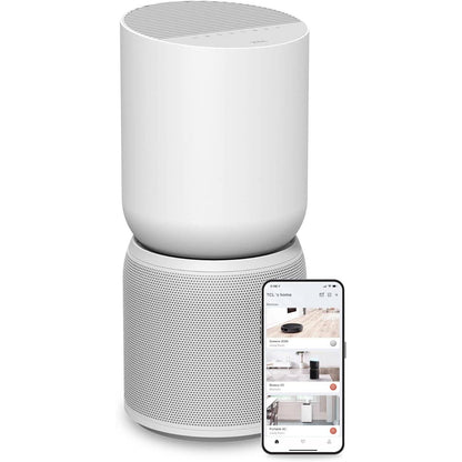 TCL Breeva A5 Smart Air Purifier with 5-Stage Clean, True HEPA (H13), Removes 99.97% of Dust/Bacteria/Odors & More, App & Voice Control, Auto Shield, Ultra-Quiet, White A515W