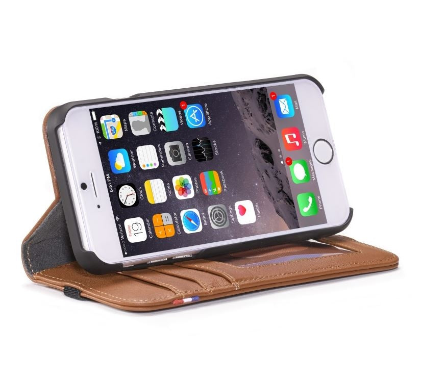 Decoded iPhone 8, iPhone 7, iPhone 6s / 6 Wallet Case (Brown) D4IPO6WC2BN