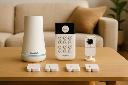 SimpliSafe 6-Pc Home Security System Security Camera & Entry Sensors KT061-01RUS