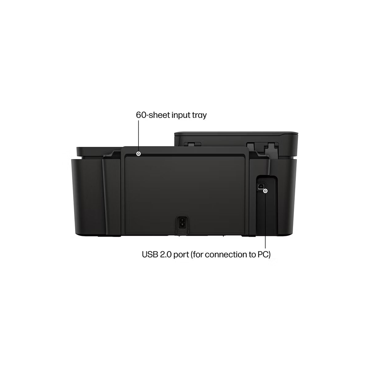 HP DeskJet 4358 All-in-One Wireless Color Inkjet Printer, Dual-Band Wi-Fi, 35-Sheet ADF, Black, A24HSA#1H3