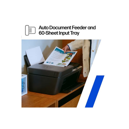 HP DeskJet 4358 All-in-One Wireless Color Inkjet Printer, Dual-Band Wi-Fi, 35-Sheet ADF, Black, A24HSA#1H3