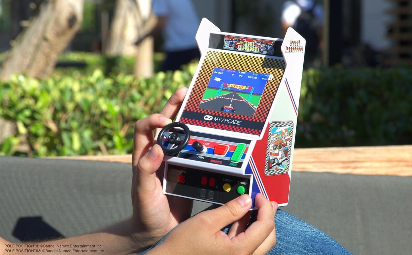 My Arcade Pole Position Racing Player: Retro Mini Arcade Game Console with 2 Games DGUNL-7022