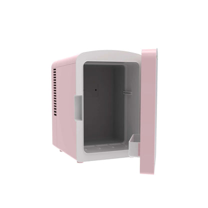 Frigidaire Skincare Cooler with Lighted Mirror Make-Up Door, Pink EFBF9008-PINK