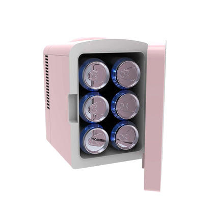Frigidaire Skincare Cooler with Lighted Mirror Make-Up Door, Pink EFBF9008-PINK