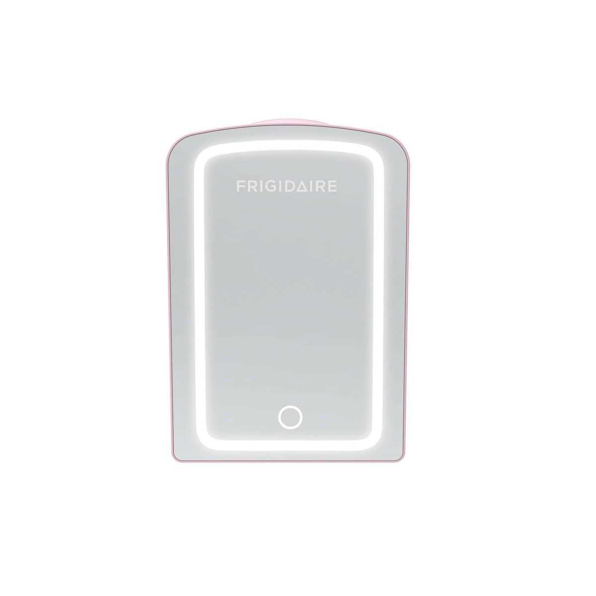 Frigidaire Skincare Cooler with Lighted Mirror Make-Up Door, White EFBF9008-WHITE