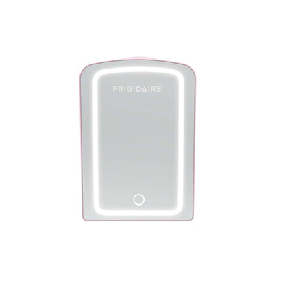 Frigidaire Skincare Cooler with Lighted Mirror Make-Up Door, White EFBF9008-WHITE