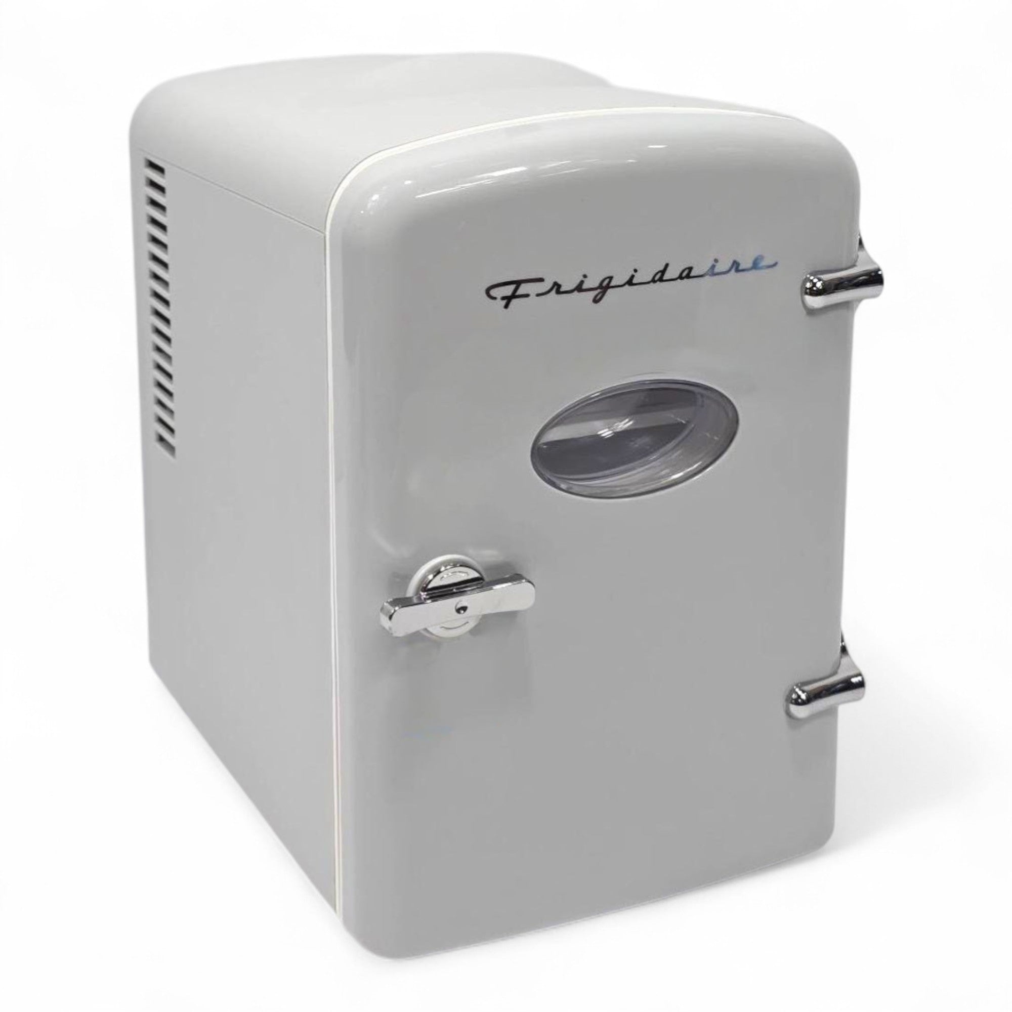Frigidaire Retro 6-Can Mini Beverage/Skincare Cooler, Moonbeam, Includ ...