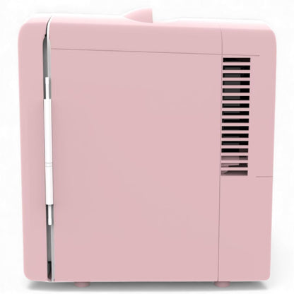 Frigidaire 18 in. 6-Can 4-Liter Mini Beverage Cooler in Pink EFMIS186-B-PINK, Includes 110V home power cord & 12V DC car adapter
