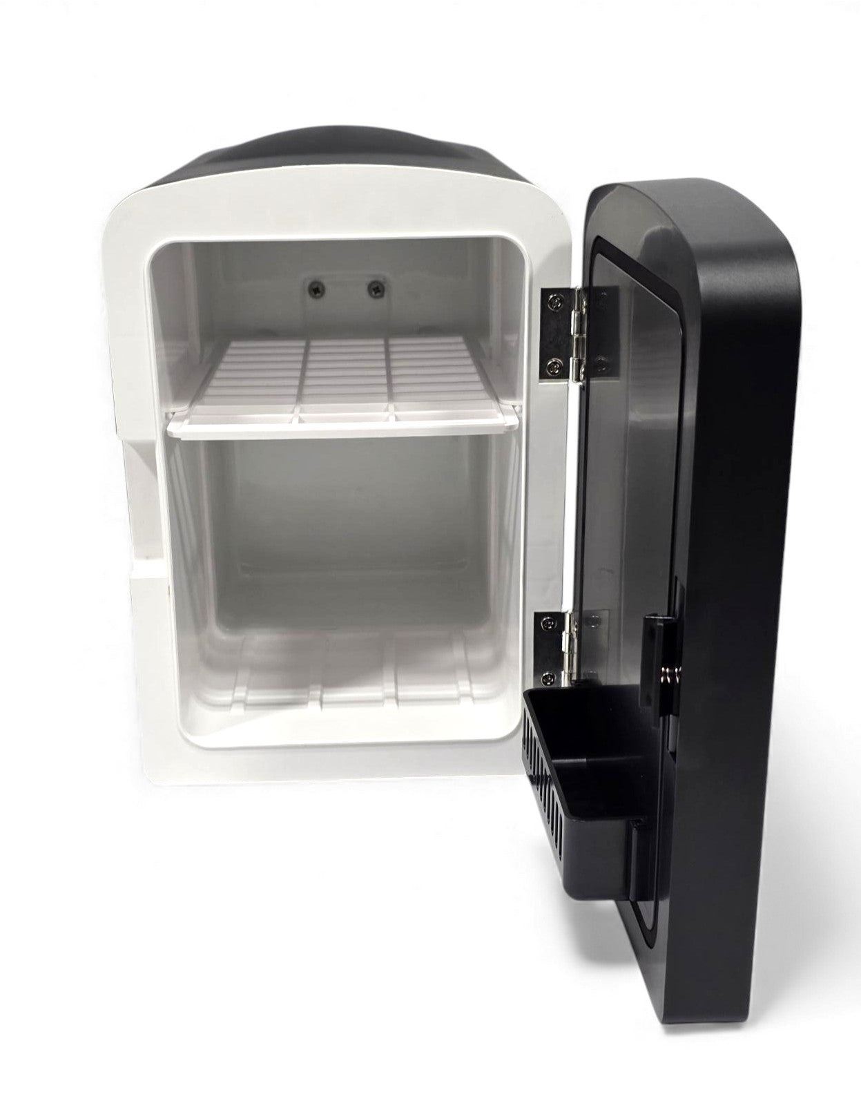 Frigidaire 9-Can or 6L Beauty Light Up Mini Refrigerator EFMIS209-BLACK, Includes 12V DC car adapter & 110v home power cord