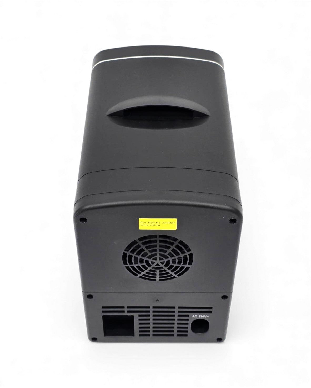 Frigidaire 9-Can or 6L Beauty Light Up Mini Refrigerator EFMIS209-BLACK, Includes 12V DC car adapter & 110v home power cord