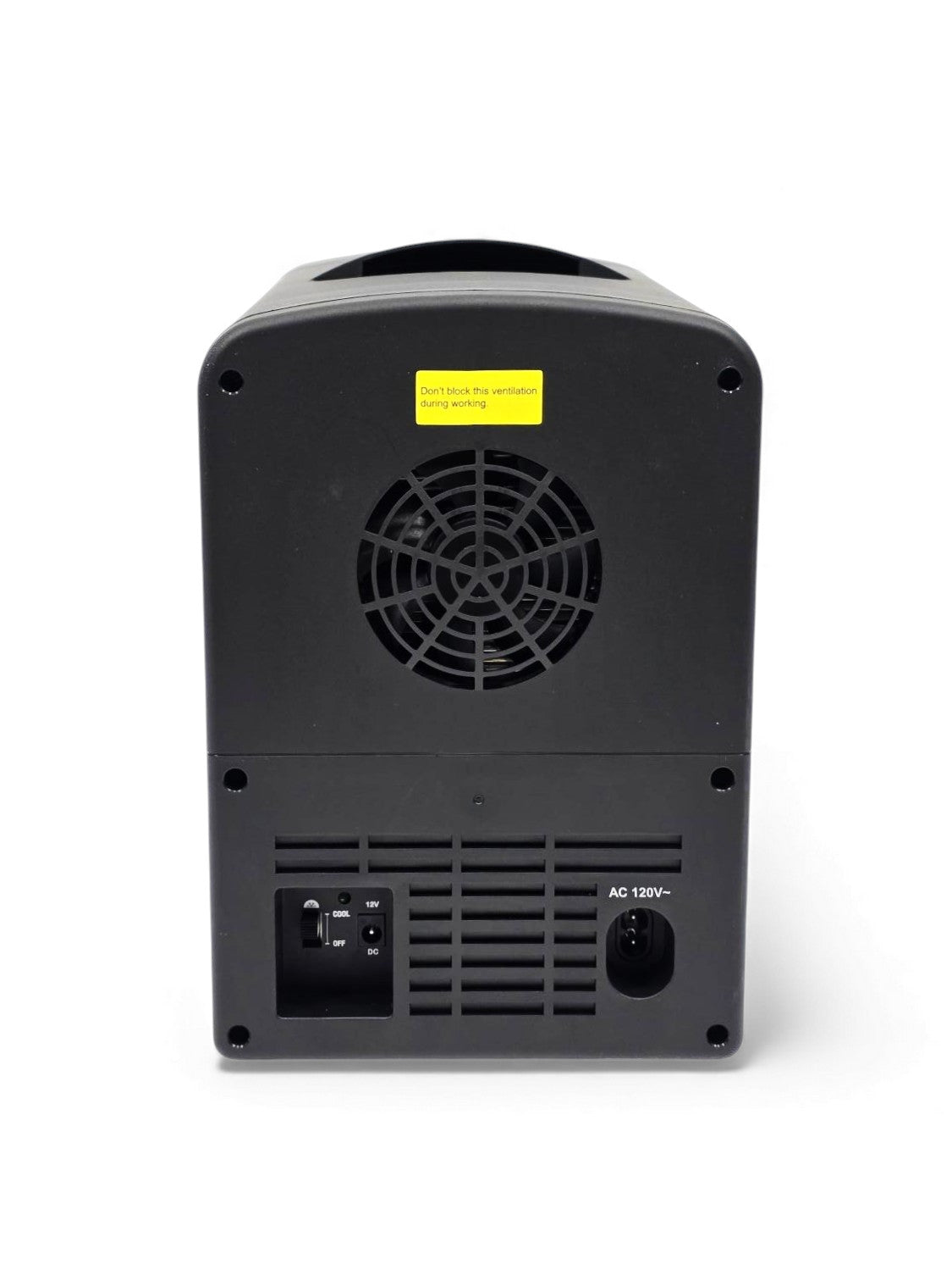 Frigidaire 9-Can or 6L Beauty Light Up Mini Refrigerator EFMIS209-BLACK, Includes 12V DC car adapter & 110v home power cord