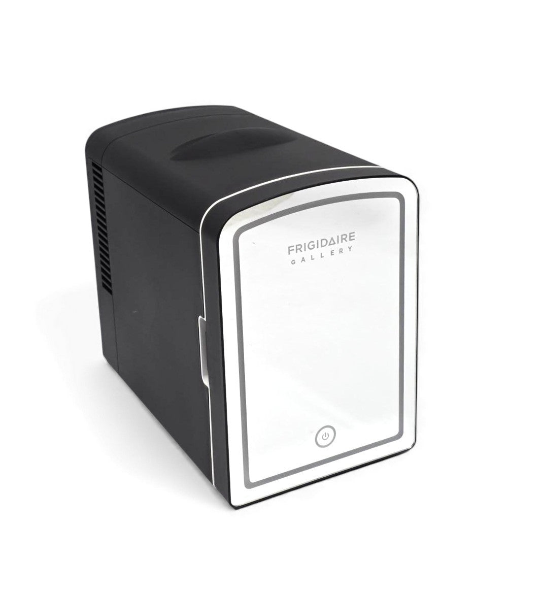 Frigidaire 9-Can or 6L Beauty Light Up Mini Refrigerator EFMIS209-BLACK, Includes 12V DC car adapter & 110v home power cord