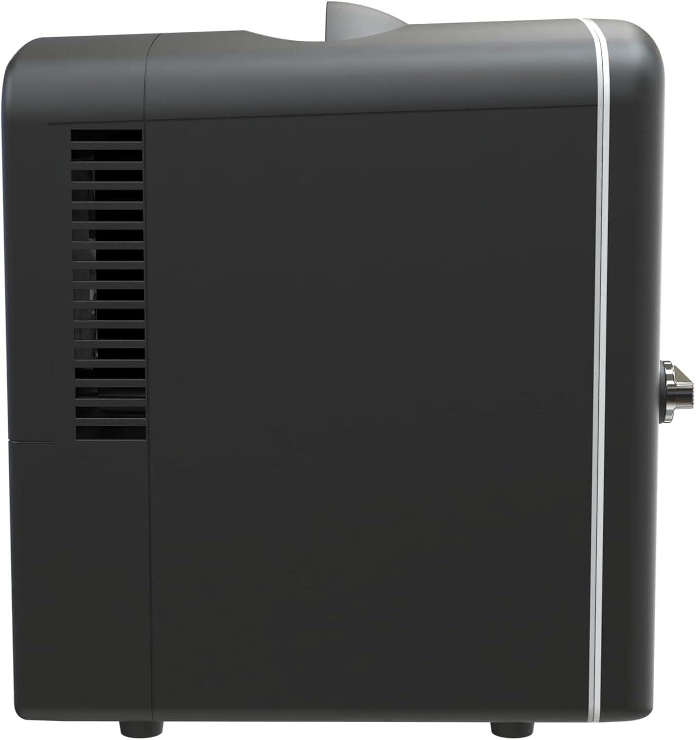 Frigidaire 6 Can/4L Mini Personal Retro Fridge Cooler, Plugs into an AC (home) outlet and comes with a 12V car adapter. - EFMIS229-BLACK