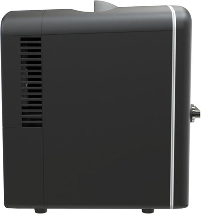 Frigidaire 6 Can/4L Mini Personal Retro Fridge Cooler, Plugs into an AC (home) outlet and comes with a 12V car adapter. - EFMIS229-BLACK