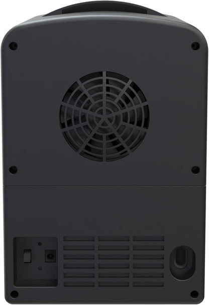 Frigidaire 6 Can/4L Mini Personal Retro Fridge Cooler, Plugs into an AC (home) outlet and comes with a 12V car adapter. - EFMIS229-BLACK