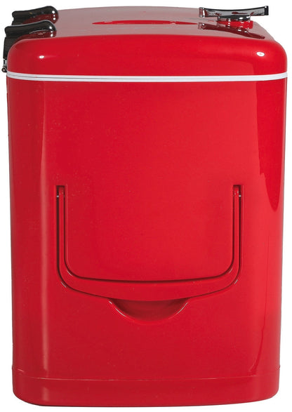 Frigidaire 6 Can/4L Mini Personal Retro Fridge Cooler Includes AC Power Cord & 12V DC Car Adapter EFMIS229-RED