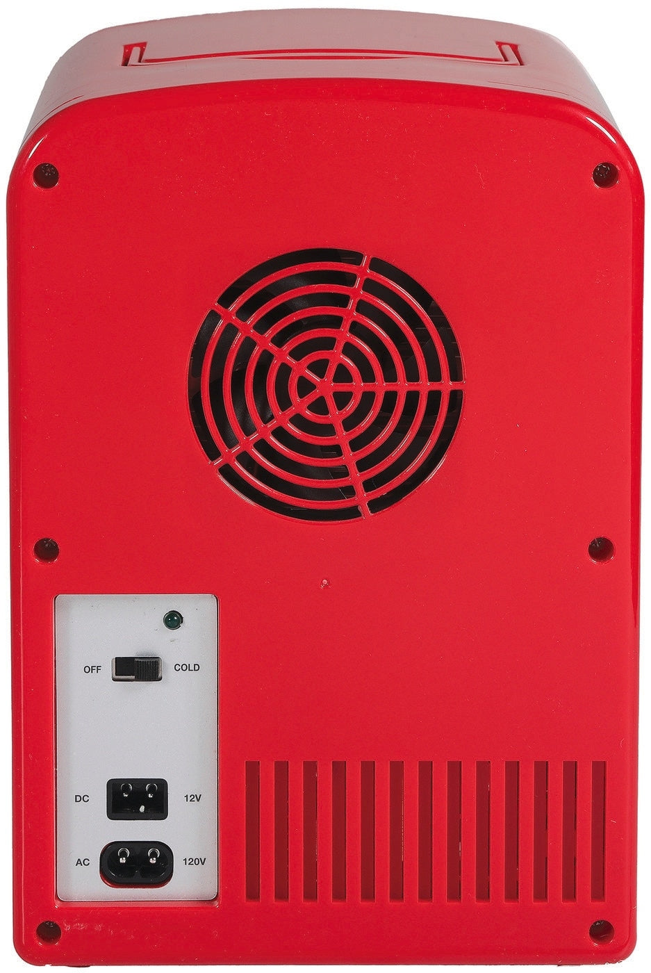 Frigidaire 6 Can/4L Mini Personal Retro Fridge Cooler Includes AC Power Cord & 12V DC Car Adapter EFMIS229-RED