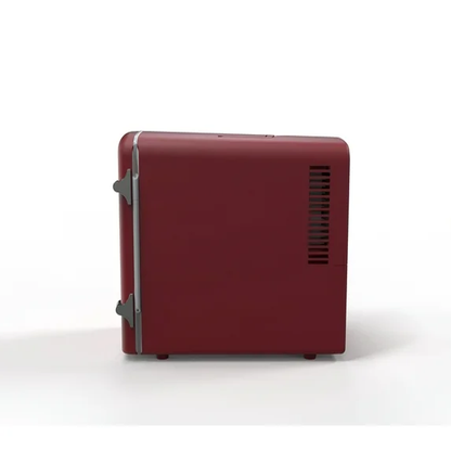 Frigidaire 6 Can/4L Mini Personal Retro Fridge Cooler Includes AC Power Cord & 12V DC Car Adapter EFMIS229-RED