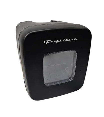 Frigidaire Retro 12 Can Mini Beverage/Skincare Cooler, Plugs into a 12V car adapter or 110V home outlet - EFMIS351-Black