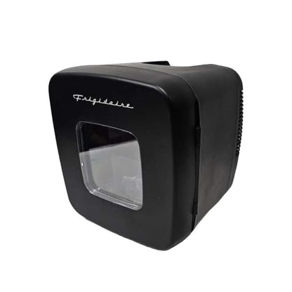 Frigidaire Retro 12 Can Mini Beverage/Skincare Cooler, Plugs into a 12V car adapter or 110V home outlet - EFMIS351-Black