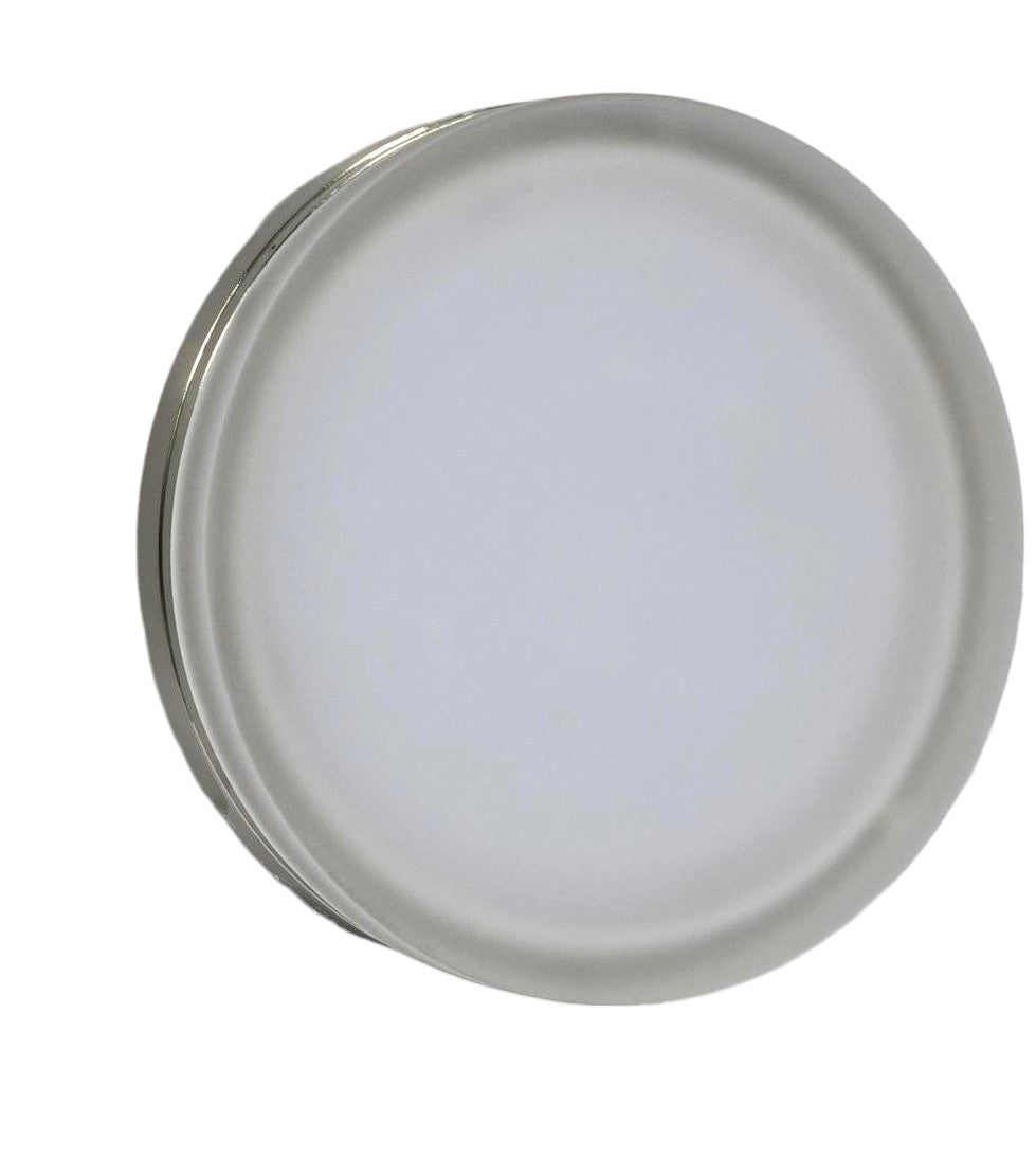 Elecrix 11" LED Flush Mount Light Glass Silver 1000LM 16W 3000K FMT-G20-11-10-SN