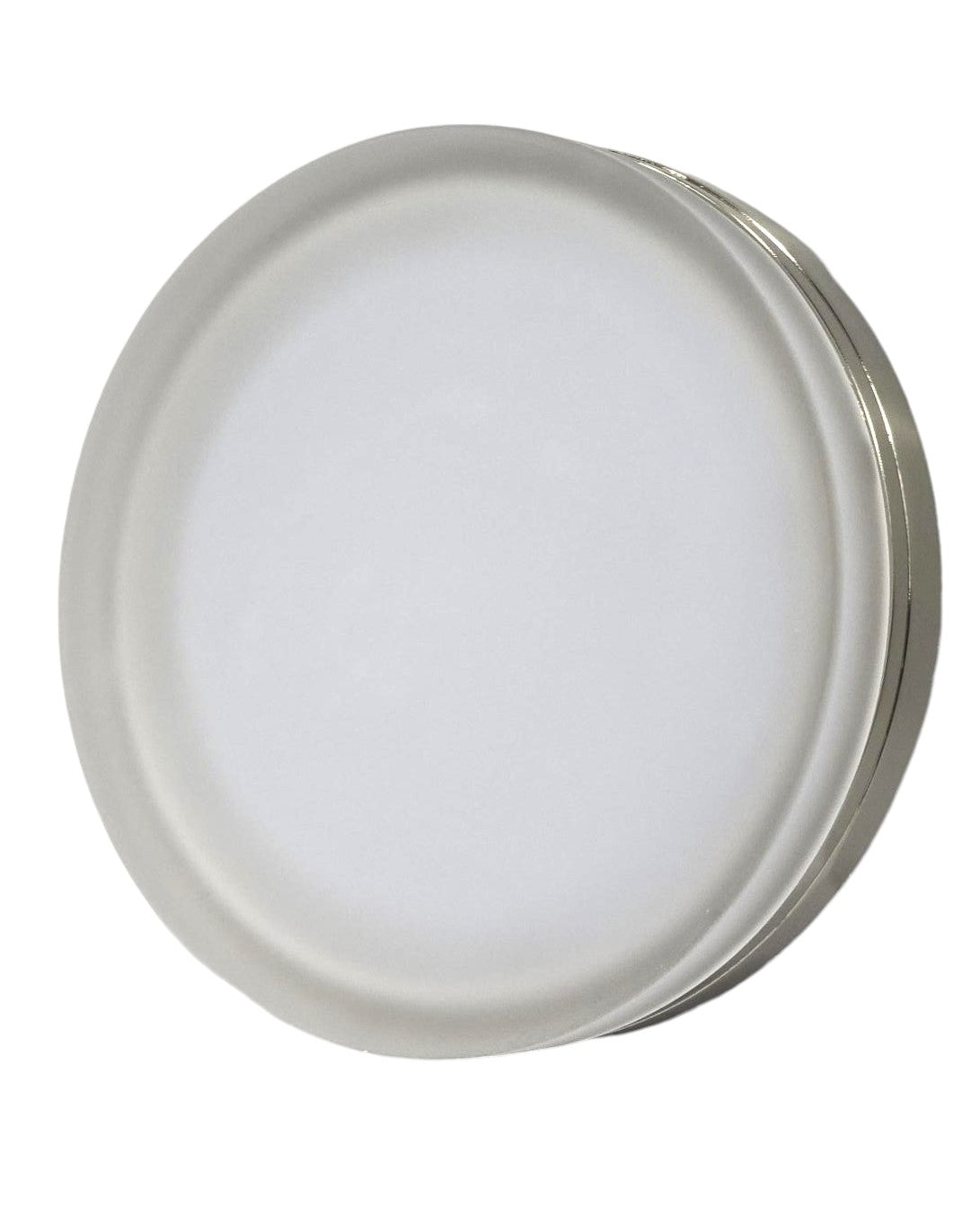Elecrix 11" LED Flush Mount Light Glass Silver 1000LM 16W 3000K FMT-G20-11-10-SN