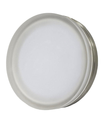 Elecrix 11" LED Flush Mount Light Glass Silver 1000LM 16W 3000K FMT-G20-11-10-SN