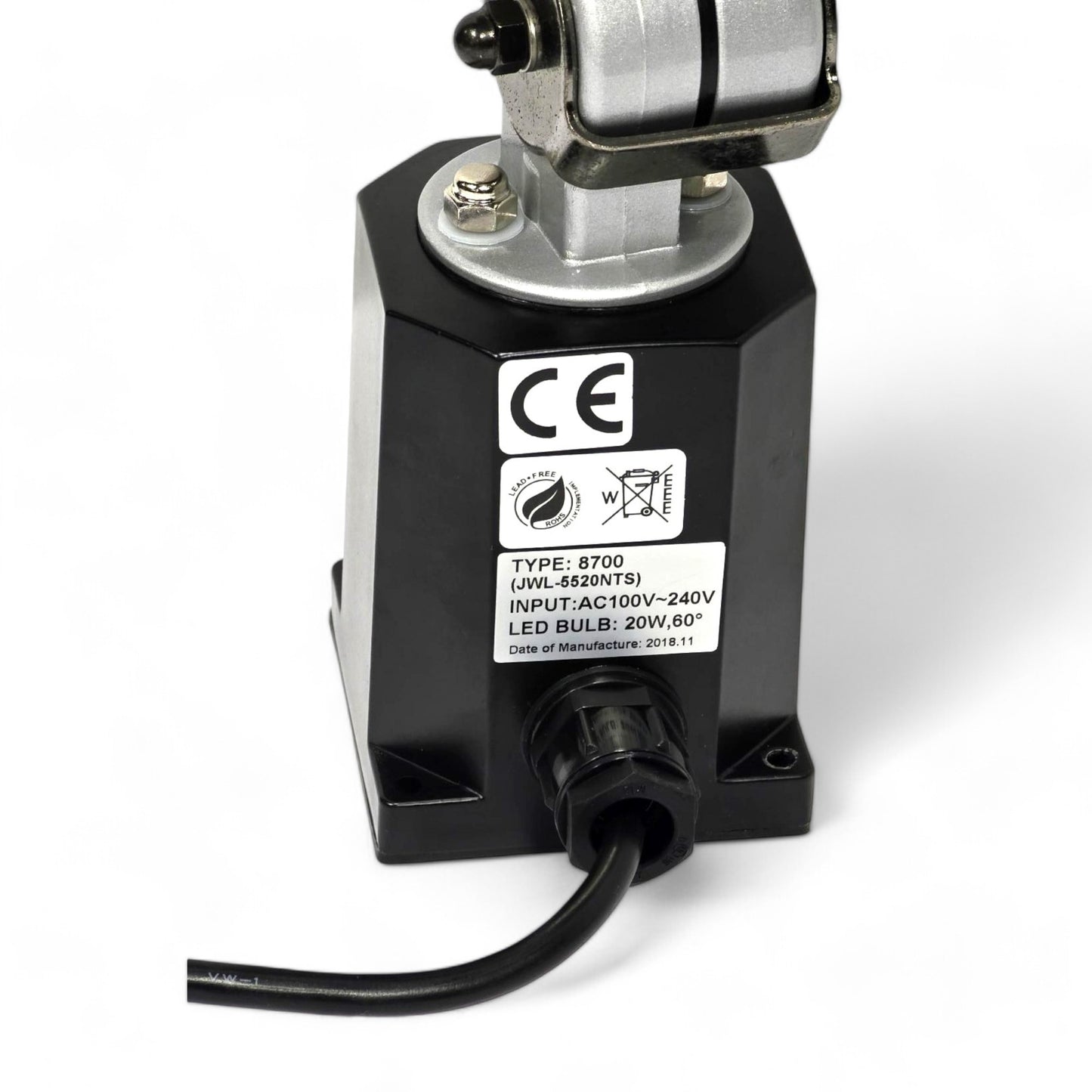 Electrix 8700 Machine Tool LED Light 4-3/4" Arm Length, 2800 Lumens, Steel